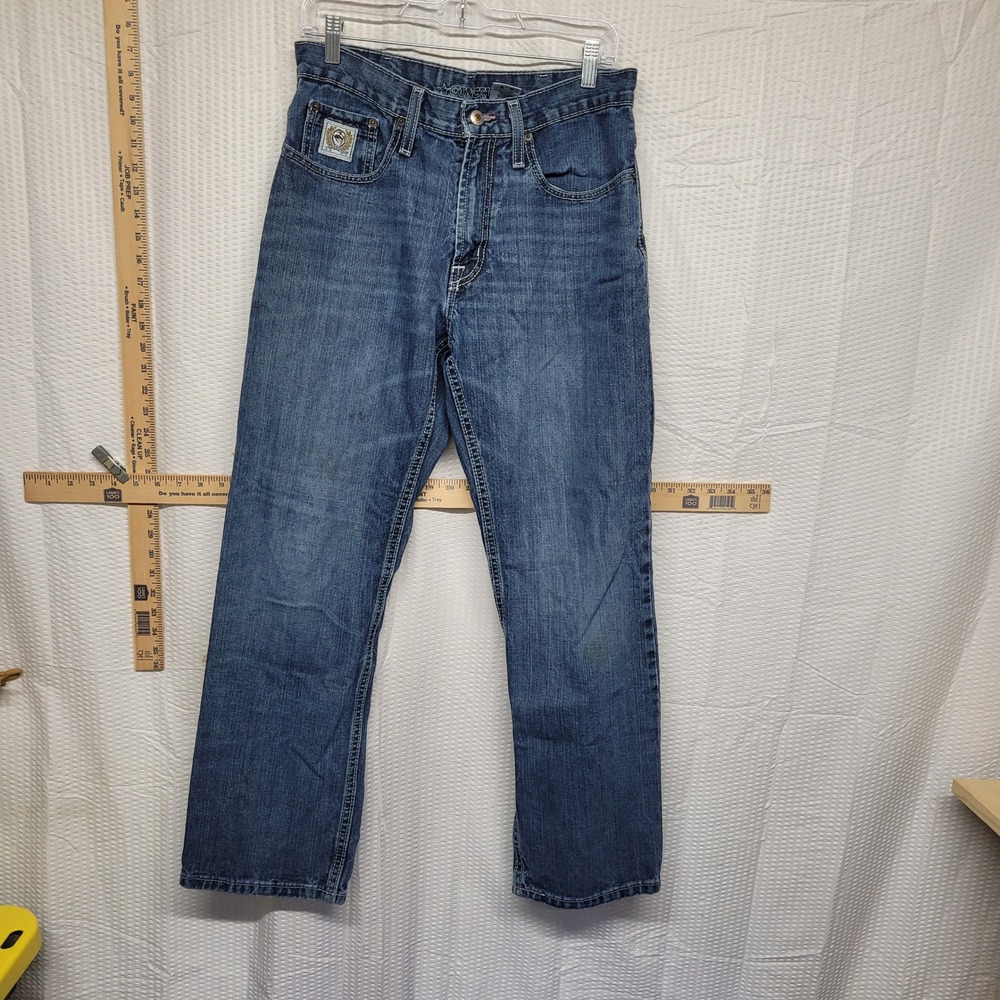 Cinch Carter 2.0 Mens Relaxed Straight Jeans Blue Medium Wash 32x30 MB92834019
